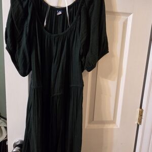 Old Navy Dark Green Maxi Dress